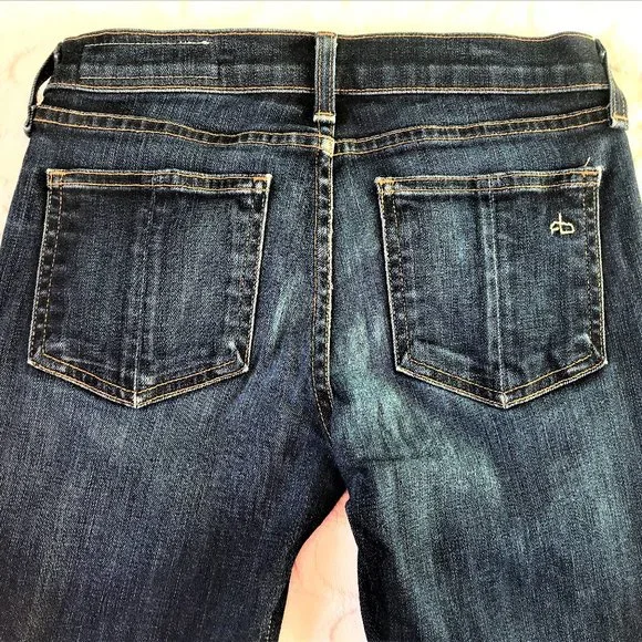 rag & bone Mid Rise Skinning Jeans - Picture 6 of 8